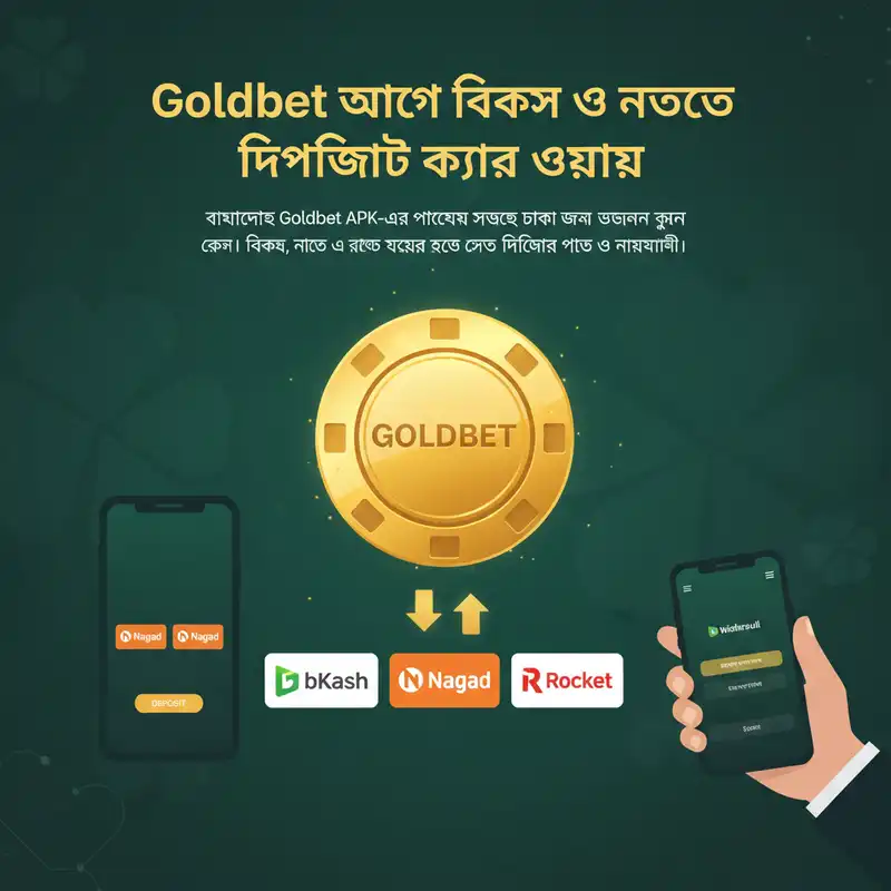 Goldbet APK বিকাশ এবং নগদ পেমেন্ট পদ্ধতি